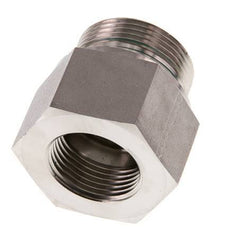 G 1 1/4'' x G 1'' M/F Adaptador reductor de acero inoxidable 400 Bar - Hidráulico