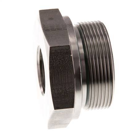 G 2'' x G 1'' M/F Adaptador reductor de acero inoxidable 250 Bar - Hidráulico