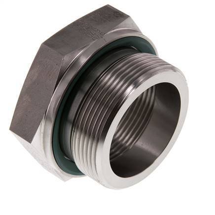 G 2'' x G 1 1/2'' M/F Adaptador reductor de acero inoxidable 250 Bar - Hidráulico