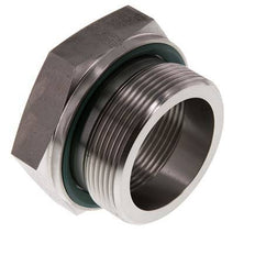 G 2'' x G 1 1/2'' M/F Adaptador reductor de acero inoxidable 250 Bar - Hidráulico
