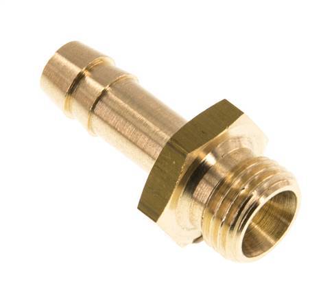 G 1/4'' Male x 8mm Brass Hose barb 16 Bar [5 Pieces]