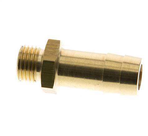 G 1/4'' Male x 13mm Brass Hose barb 16 Bar [2 Pieces]