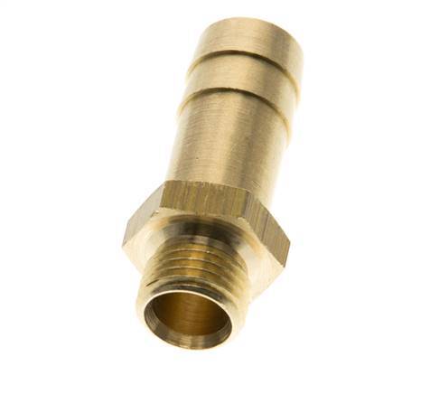 G 1/4'' Male x 13mm Brass Hose barb 16 Bar [2 Pieces]