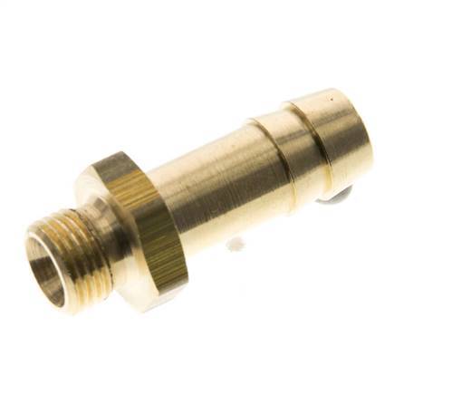 G 1/8'' Male x 9mm Brass Hose barb 16 Bar [5 Pieces]