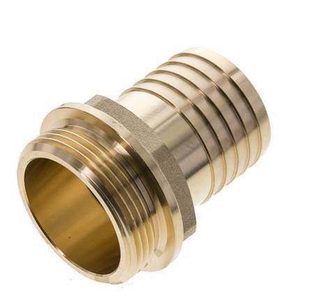 G 1 1/2'' Male x 38mm Brass Hose barb 16 Bar