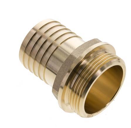 G 1 1/2'' Male x 38mm Brass Hose barb 16 Bar