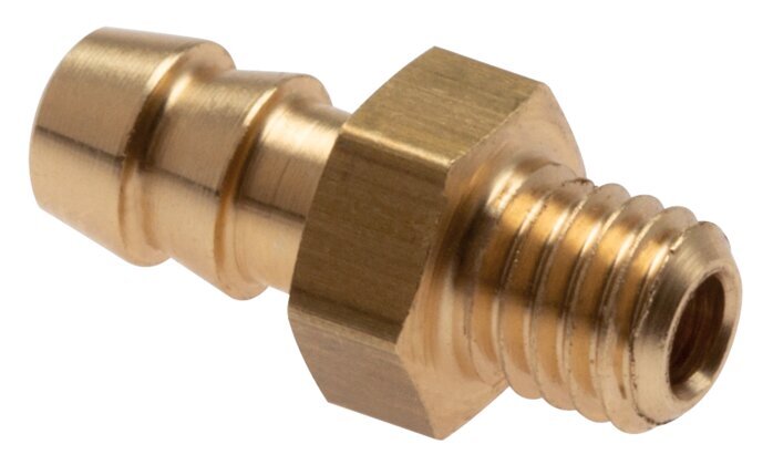 M3 Male x 3mm Brass Hose barb 10 Bar [5 Pieces]