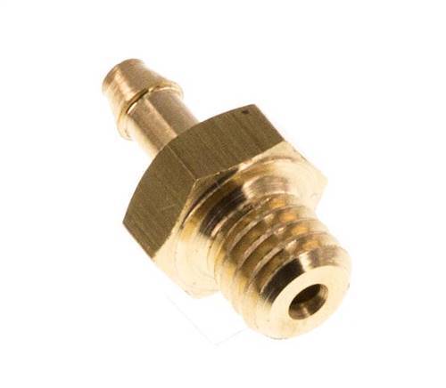 M5 Male x 2mm Brass Hose barb 10 Bar [5 Pieces]