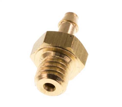 M5 Male x 2mm Brass Hose barb 10 Bar [5 Pieces]