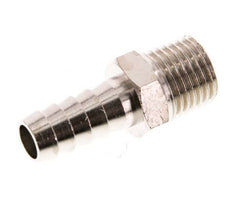 R 1/4'' Macho x 9mm Latón Niquelado Llave de manguera 16 Bar [5 Piezas]