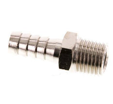 R 1/4'' Macho x 9mm Latón Niquelado Llave de manguera 16 Bar [5 Piezas]