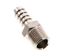 R 1/4'' Macho x 9mm Latón Niquelado Llave de manguera 16 Bar [5 Piezas]