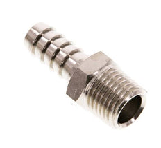 R 1/4'' Macho x 9mm Latón Niquelado Llave de manguera 16 Bar [5 Piezas]