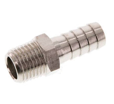 R 1/4'' Macho x 10mm Latón Niquelado Llave de manguera 16 Bar [5 Piezas]