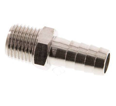 R 1/4'' Macho x 10mm Latón Niquelado Llave de manguera 16 Bar [5 Piezas]