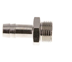 G 3/8'' Male x 10mm Nickel plated Brass Hose barb 16 Bar [2 Pieces]