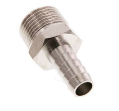 R 3/8'' Male x 9mm Nickel plated Brass Hose barb 16 Bar [5 Pieces]