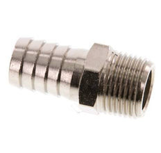 R 3/8'' Male x 13mm Nickel plated Brass Hose barb 16 Bar [2 Pieces]