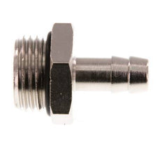 G 1/2'' Male x 9mm Nickel plated Brass Hose barb with NBR Seal 30 Bar [2 Pieces]