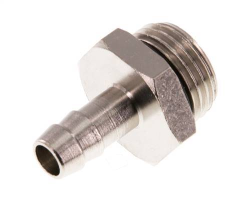 G 1/2'' Male x 9mm Nickel plated Brass Hose barb with NBR Seal 30 Bar [2 Pieces]