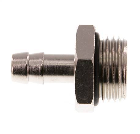 G 1/2'' Male x 9mm Nickel plated Brass Hose barb with NBR Seal 30 Bar [2 Pieces]