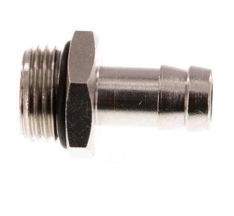 G 1/2'' Male x 13mm Nickel plated Brass Hose barb with NBR Seal 30 Bar [2 Pieces]