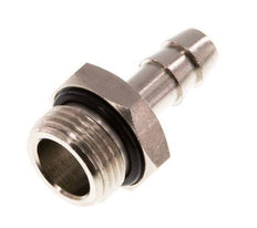 G 3/8'' Male x 8mm Nickel plated Brass Hose barb with NBR Seal 30 Bar [2 Pieces]