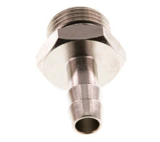 G 3/8'' Male x 8mm Nickel plated Brass Hose barb with NBR Seal 30 Bar [2 Pieces]