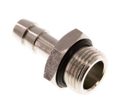 G 3/8'' Male x 8mm Nickel plated Brass Hose barb with NBR Seal 30 Bar [2 Pieces]