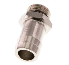 G 3/8'' Male x 16mm Nickel plated Brass Hose barb with NBR Seal 30 Bar [2 Pieces]