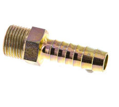 G 1/2'' Macho x 13mm Acero zincado Lengüeta de manguera 25 Bar