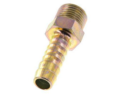 G 1/2'' Macho x 13mm Acero zincado Lengüeta de manguera 25 Bar