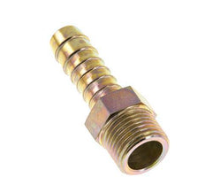 G 1/2'' Macho x 13mm Acero zincado Lengüeta de manguera 25 Bar