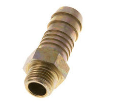 G 1/4'' Male x 13mm Zinc plated Steel Hose barb 25 Bar [2 Pieces]