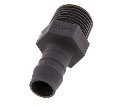 R 1/2'' Male x 13mm PA 6 Hose barb 10 Bar [5 Pieces]