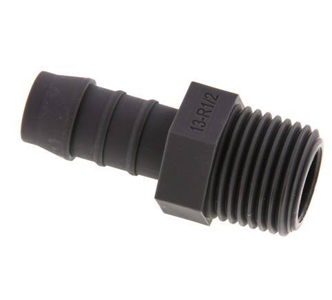 R 1/2'' Male x 13mm PA 6 Hose barb 10 Bar [5 Pieces]
