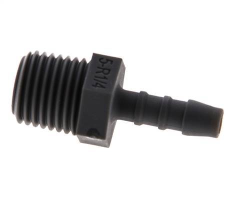 R 1/4'' Male x 5mm PA 6 Hose barb 10 Bar [5 Pieces]