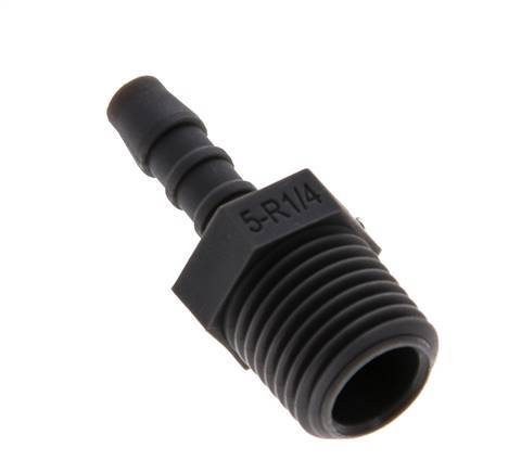 R 1/4'' Male x 5mm PA 6 Hose barb 10 Bar [5 Pieces]