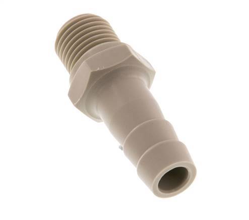 G 1/4'' Male x 10mm Polypropylene (PP) Hose barb 10 Bar