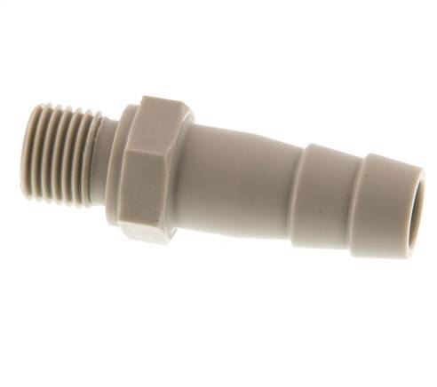 G 1/4'' Male x 12mm Polypropylene (PP) Hose barb 10 Bar