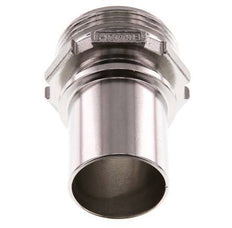 G 1 1/4'' Macho x 32mm Llave de manguera de acero inoxidable con collarín de seguridad DIN 2817