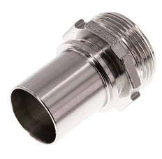 G 1 1/4'' Macho x 32mm Llave de manguera de acero inoxidable con collarín de seguridad DIN 2817