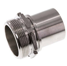 G 2'' Macho x 50mm Llave de manguera de acero inoxidable con collarín de seguridad DIN 2817