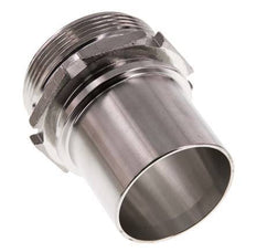 G 2'' Macho x 50mm Llave de manguera de acero inoxidable con collarín de seguridad DIN 2817