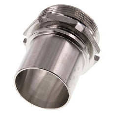 G 2'' Macho x 50mm Llave de manguera de acero inoxidable con collarín de seguridad DIN 2817