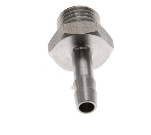 G 1/4'' Macho x 6mm Llave de manguera de acero inoxidable 40 Bar