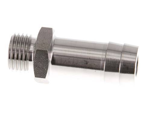 G 1/4'' Macho x 13mm Llave de manguera de acero inoxidable 40 Bar