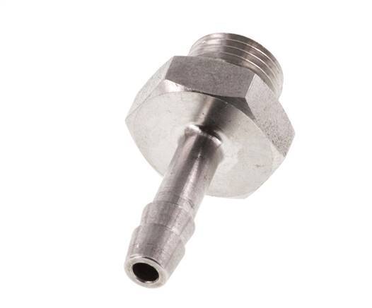 G 1/8'' Macho x 4mm Llave de manguera de acero inoxidable 40 Bar