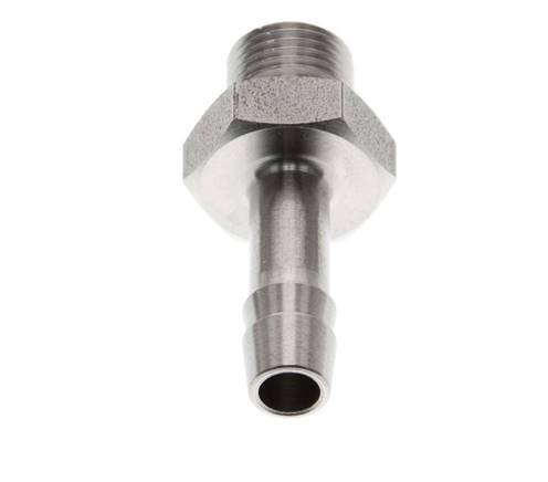 G 1/8'' Macho x 6mm Llave de manguera de acero inoxidable 40 Bar