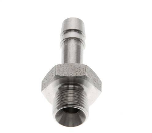 G 1/8'' Macho x 6mm Llave de manguera de acero inoxidable 40 Bar